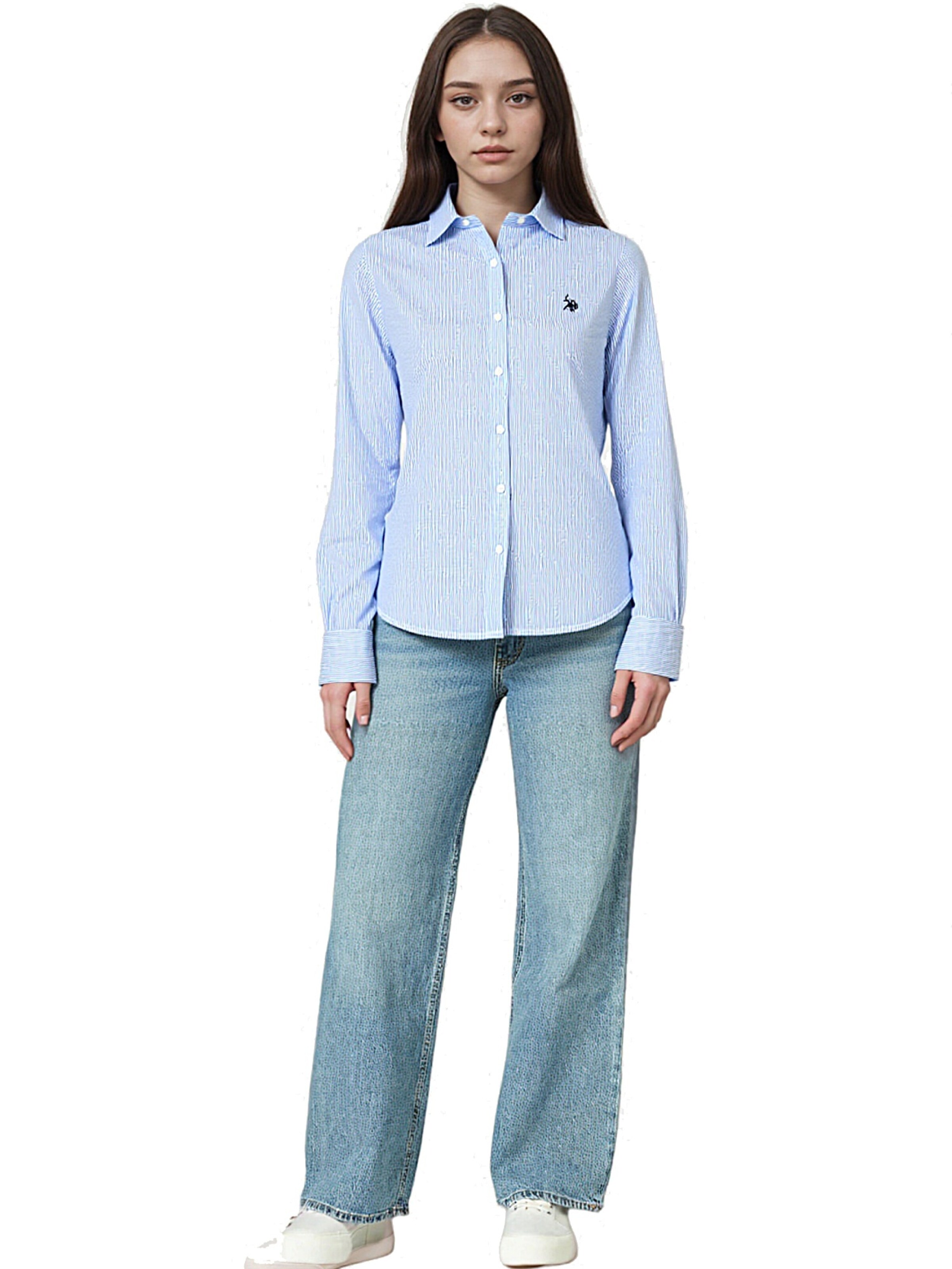 U.S. POLO ASSN. Blouse in Blue