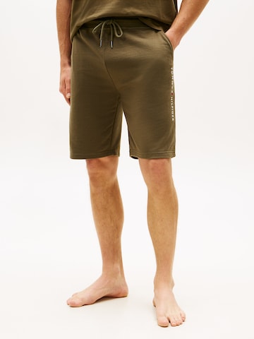 Regular Pantalon TOMMY HILFIGER en vert : devant