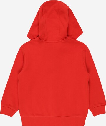 UNITED COLORS OF BENETTON Zip-Up Hoodie in Red