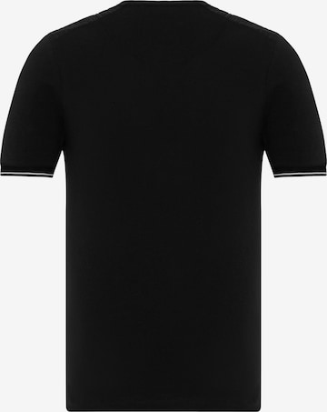 DENIM CULTURE Μπλουζάκι 'Ryan' σε μαύρο