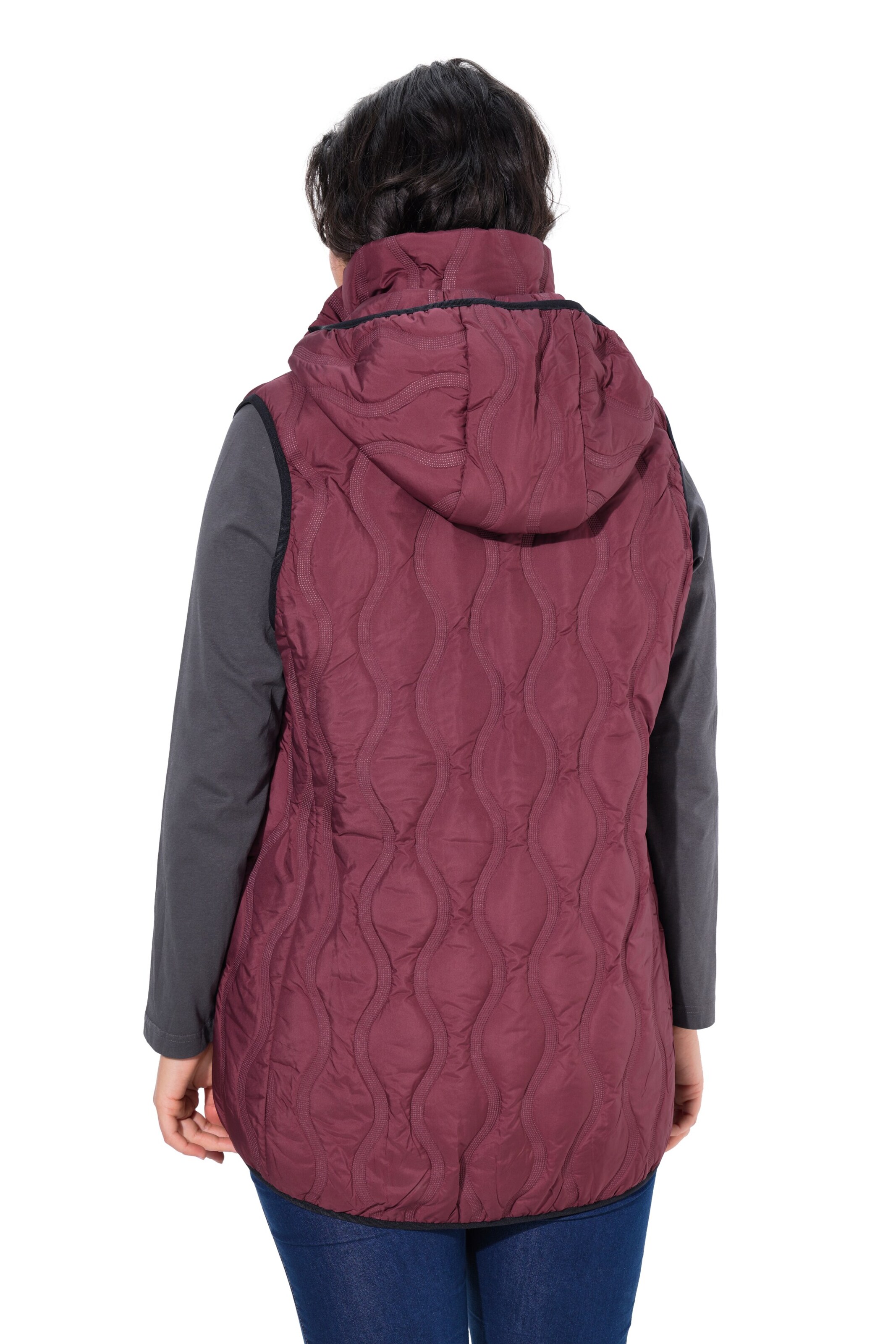 Ulla Popken Vest in Purple