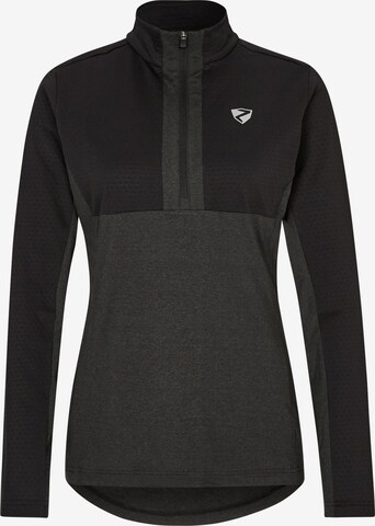 ZIENER Athletic Sweater 'JAPRA' in Black: front