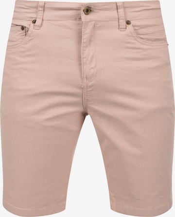 !Solid Regular Jeansshorts in Pink: predná strana