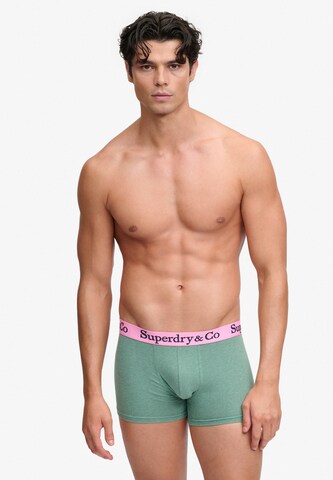 Superdry & Co Bokserki w kolorze zielony: przód