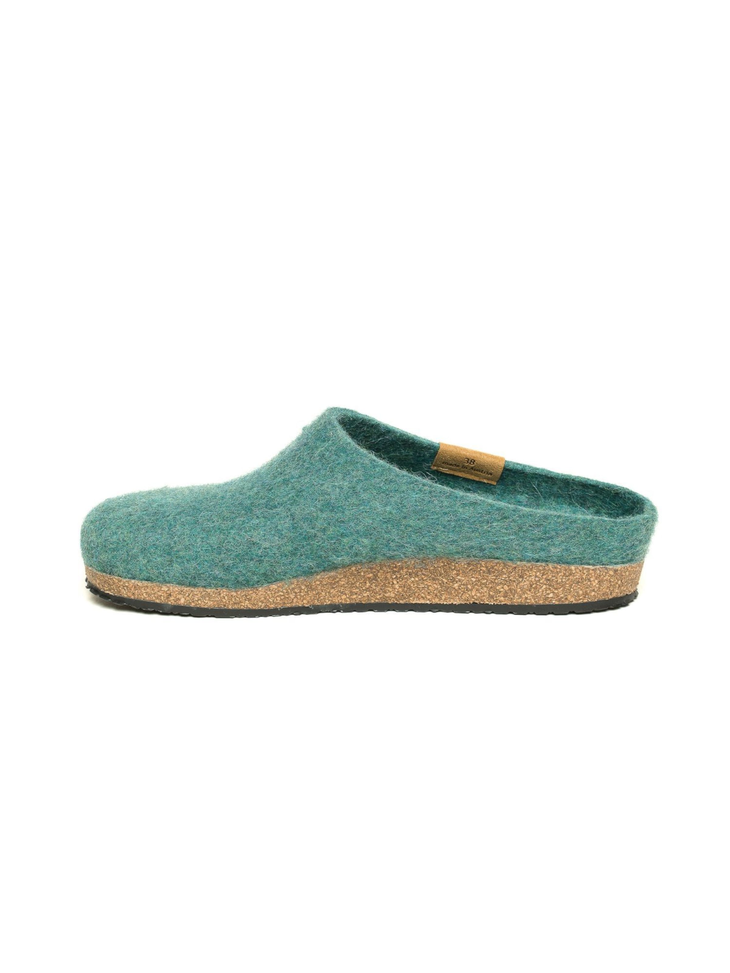 Stegmann Clogs 'Filzclogs Stegmann 208' in Green