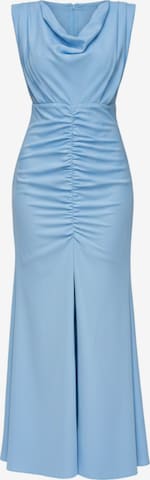 Ombre Abendkleid in Blau: Vorderseite