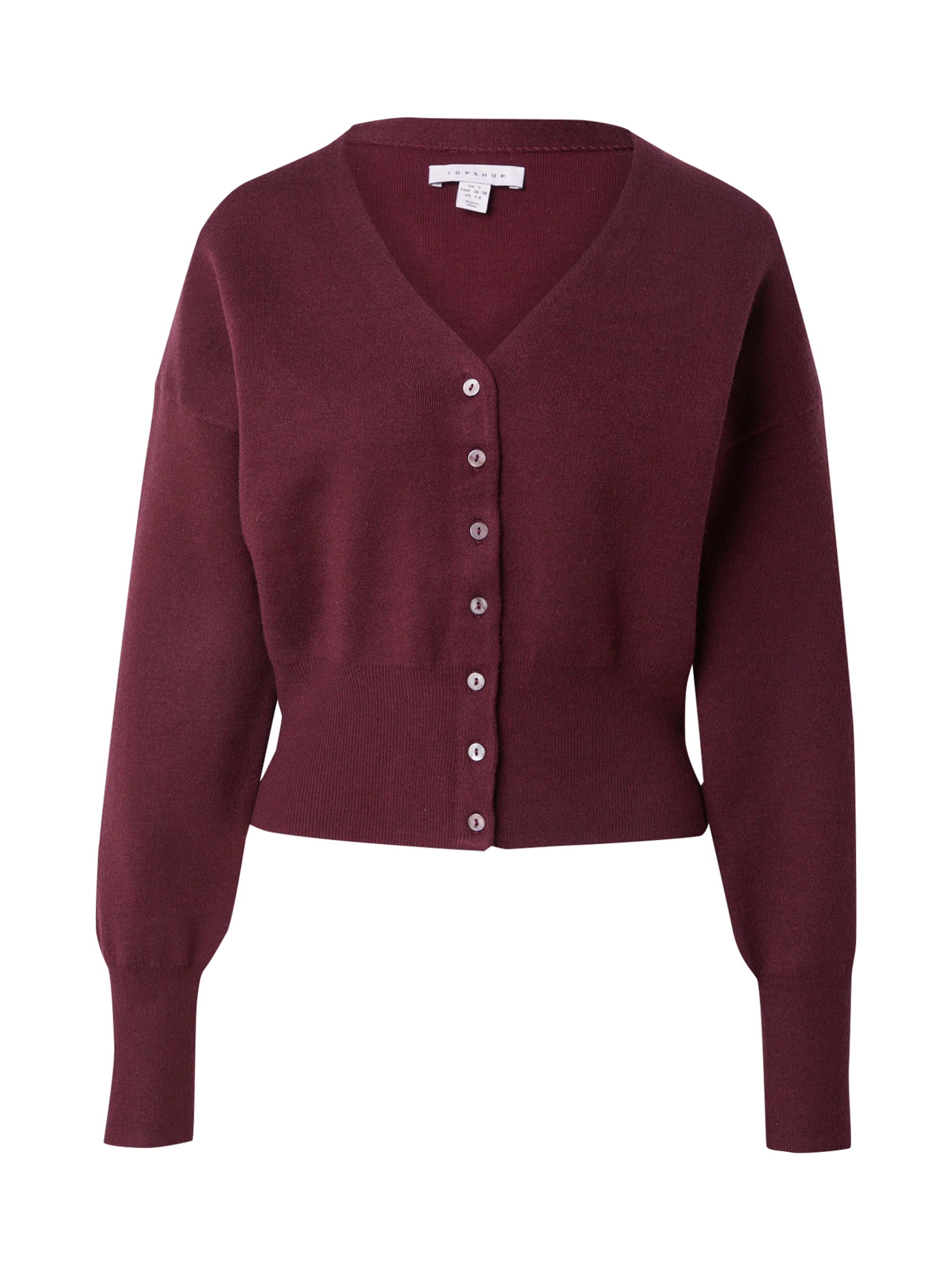 TOPSHOP Strickjacke in Rot: Vorderseite