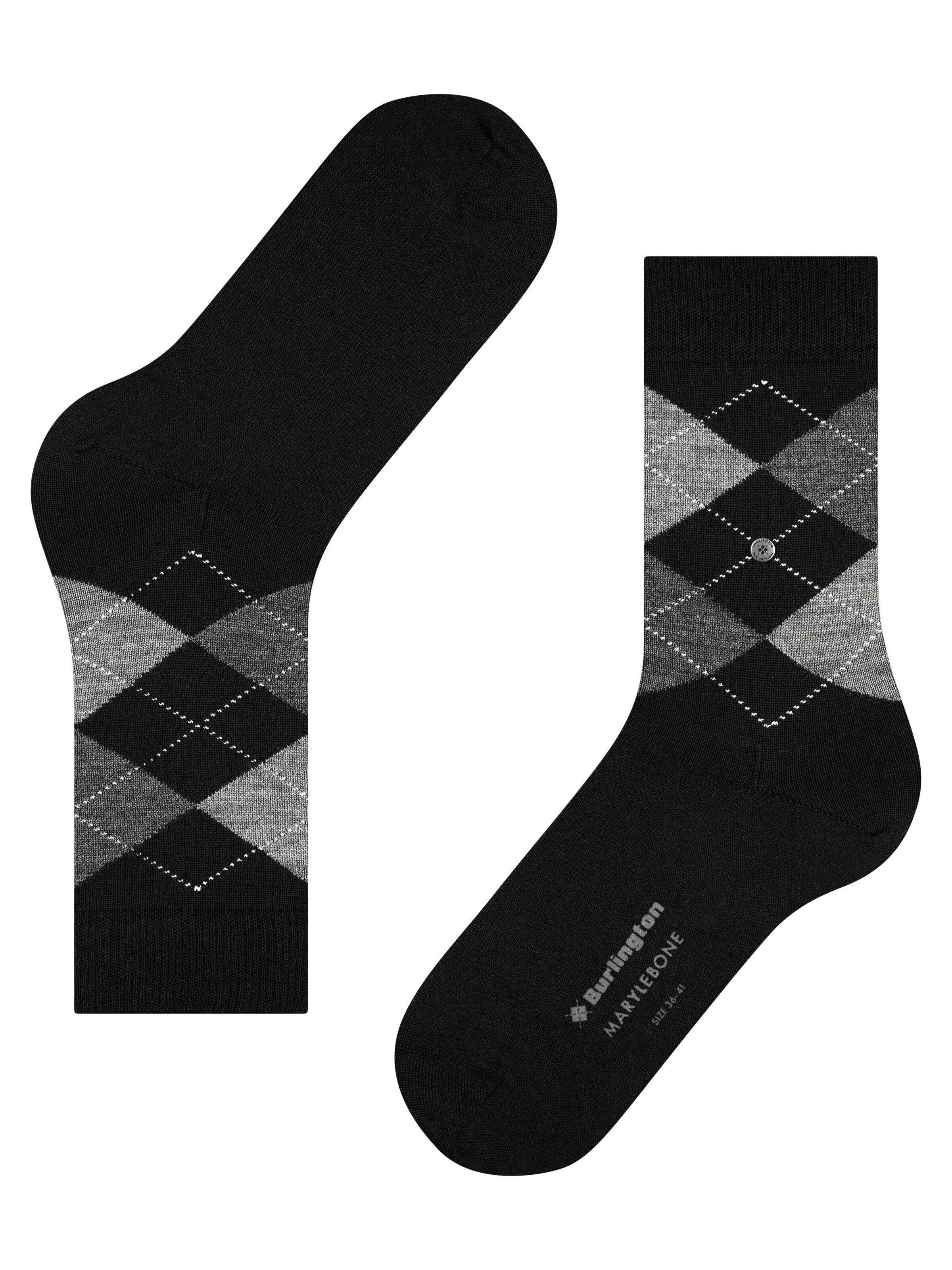 BURLINGTON Socks 'Marylebone' in Black