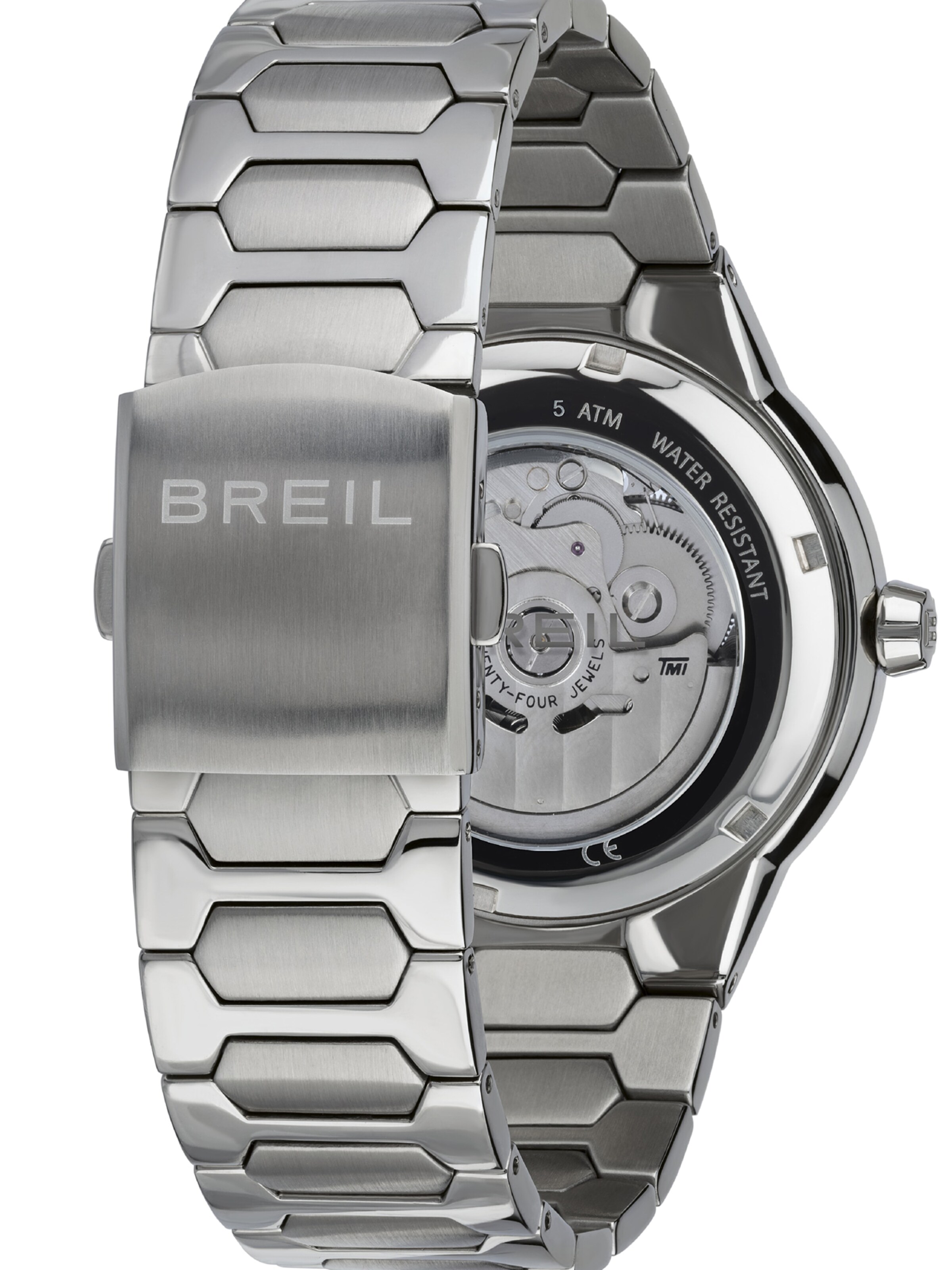 Montre à affichage analogique 'New One' Breil en argent