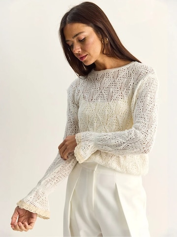 Bianco Lucci - Pullover 'Pullover' em bege