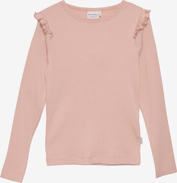 MINYMO Langarmshirt in Pink: predná strana