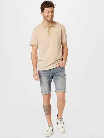 JACK & JONES Regular fit Μπλουζάκι 'Bluwin' σε μπεζ