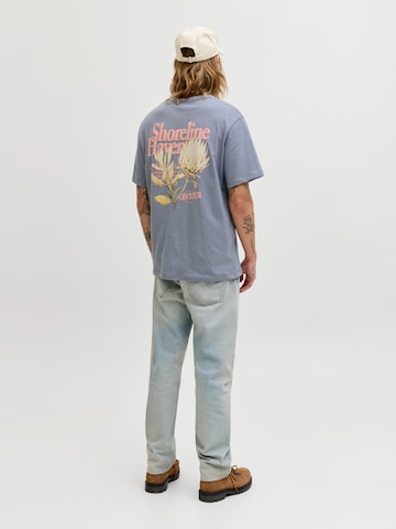 JACK & JONES Shirt 'JORMONTAUK' in Blauw: voorkant