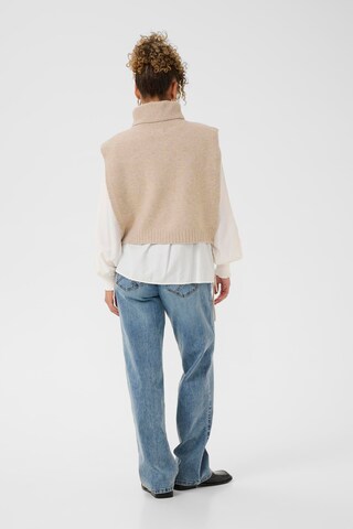 Cream Vest i beige