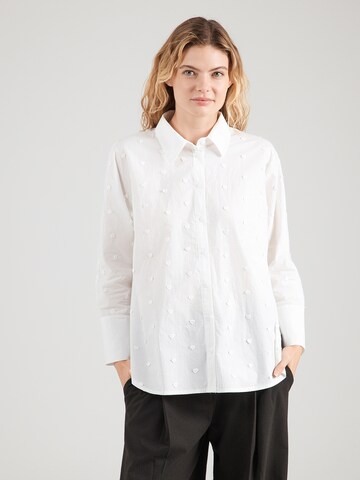 Hailys Bluzka 'He44arty' w kolorze biały: przód