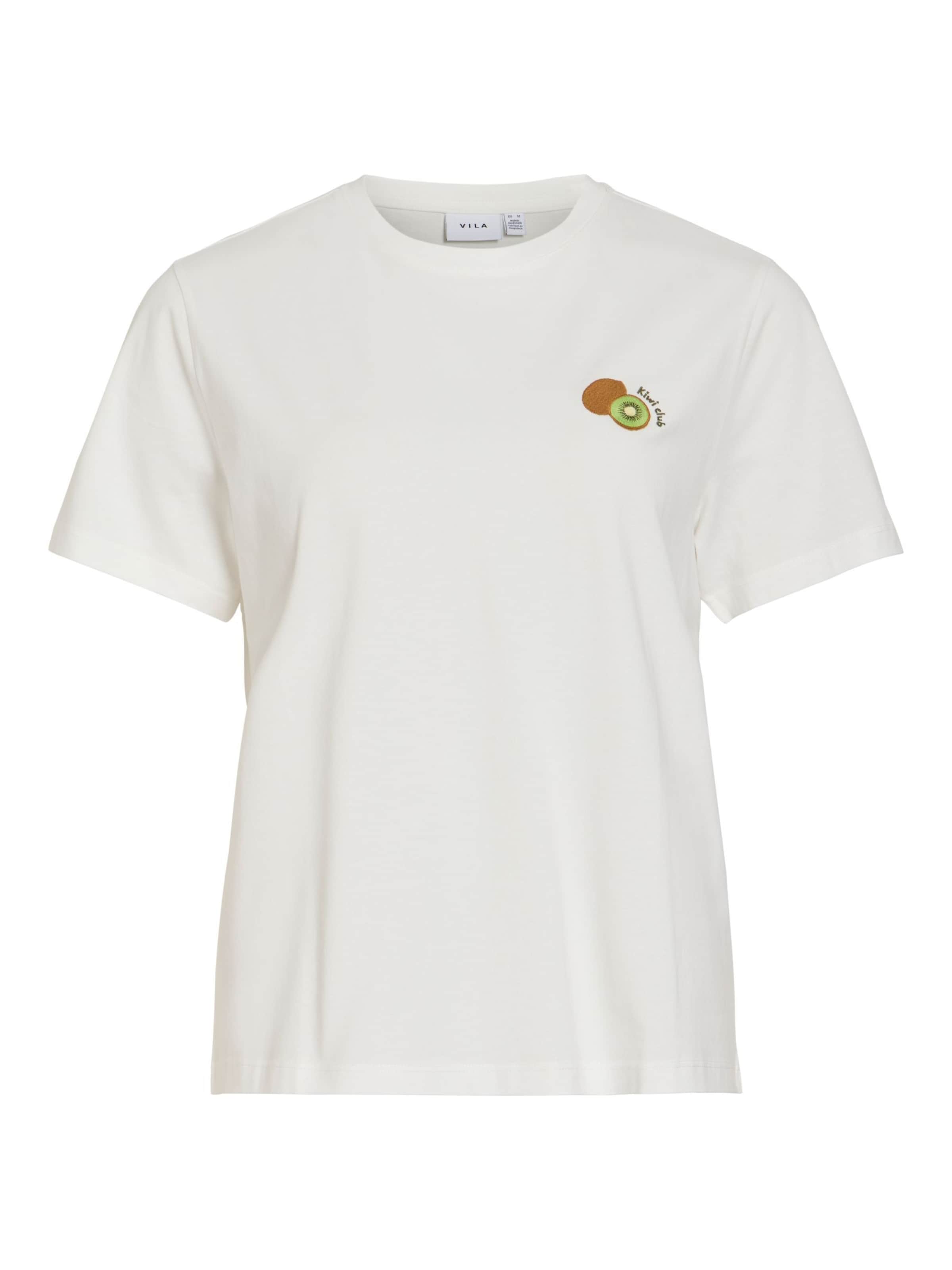 VILA - Camiseta en blanco: frente
