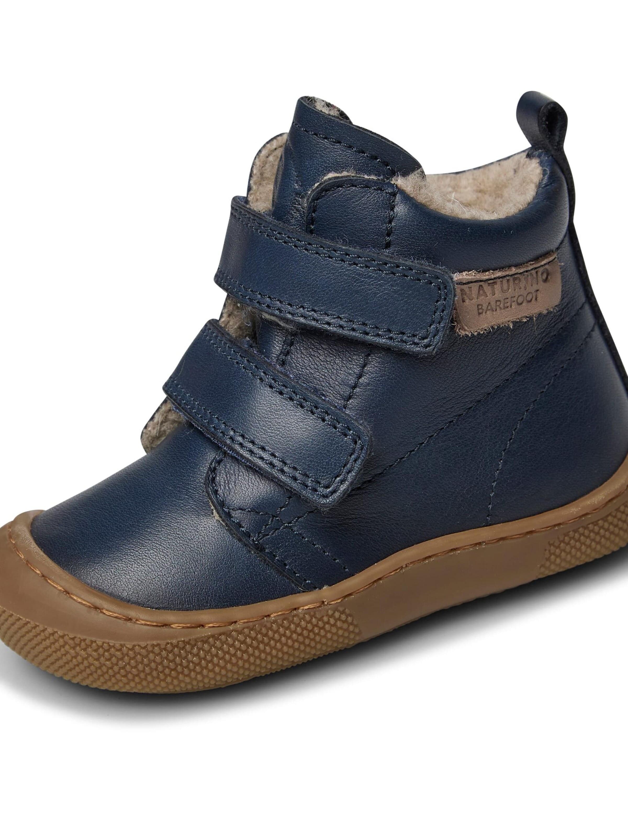 Bottes 'BAREFOOT WIGGHI VL' NATURINO en bleu : devant