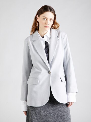 River Island Blazer in Grey: front