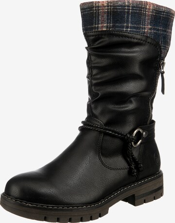 Bottes Rieker en noir : devant