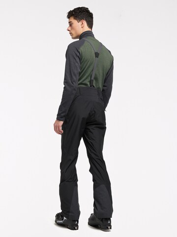 Haglöfs Slim fit Outdoor Pants 'Lumi Form' in Black