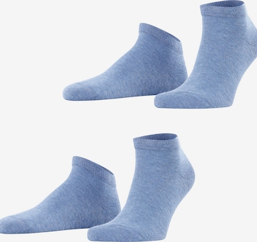 FALKE Socks 'Happy 2-Pack' in Blue: front