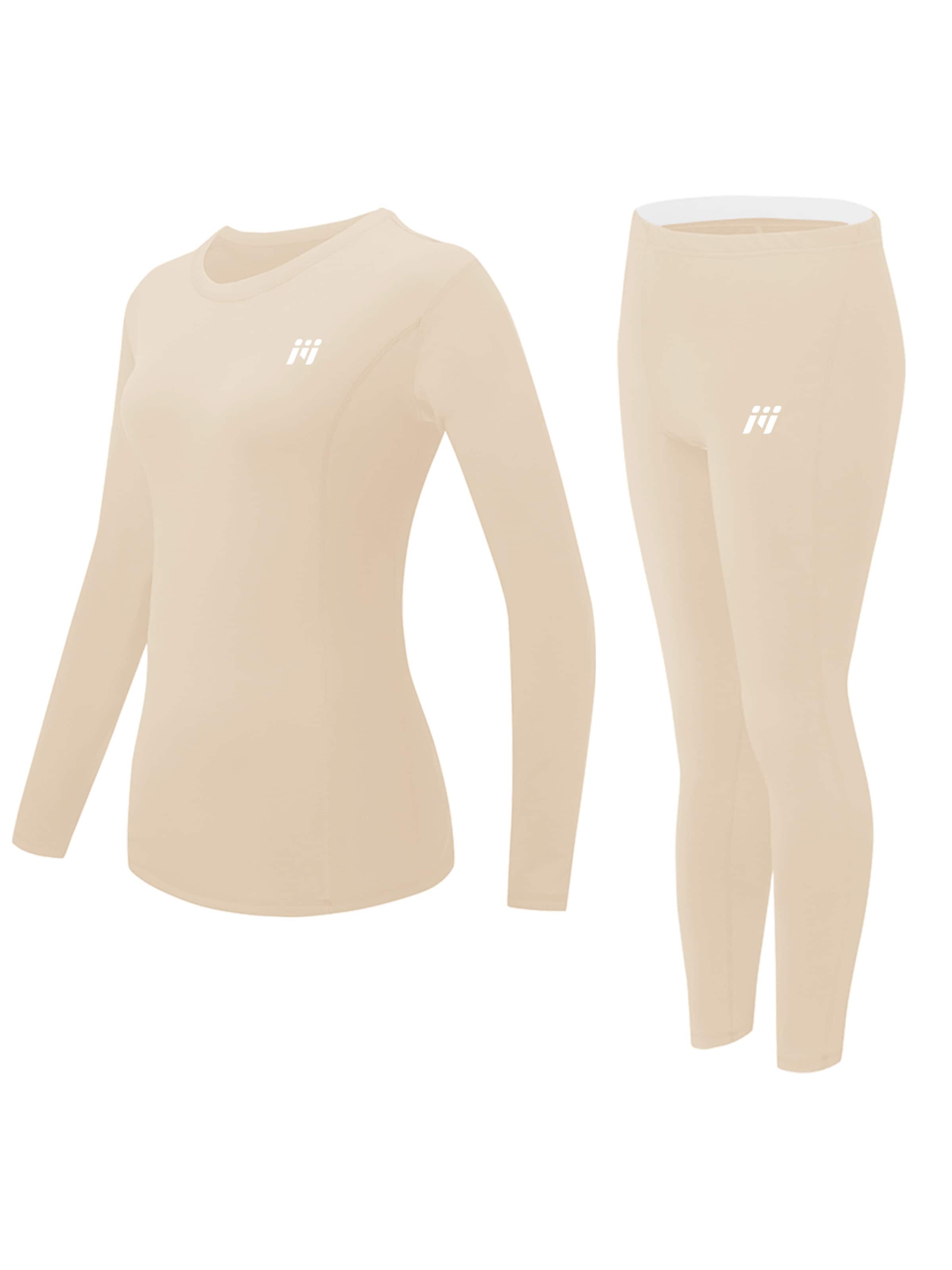 MEETWEE Sportbody 'Athletic Underwear' in Beige: voorkant