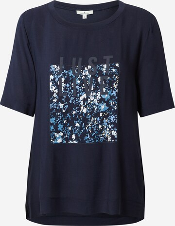 TOM TAILOR T-Shirt in Blau: predná strana