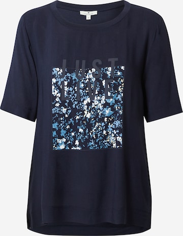 TOM TAILOR T-Shirt in Blau: predná strana