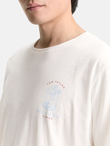 TOM TAILOR Shirt in White