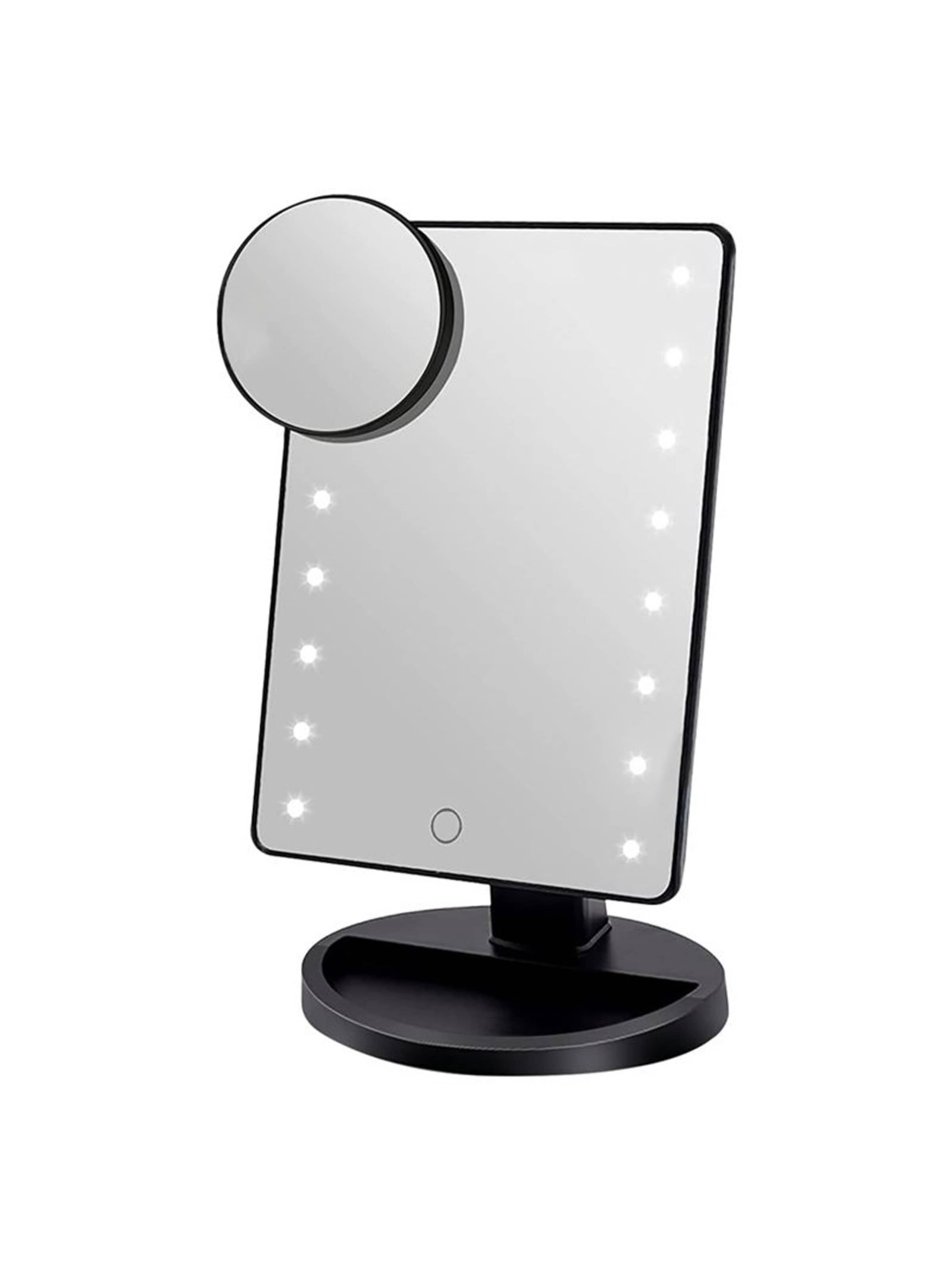 UNIQ Beauty Jewelry storage 'UNIQ Classic Star Makeup Mirror - Black' in Black