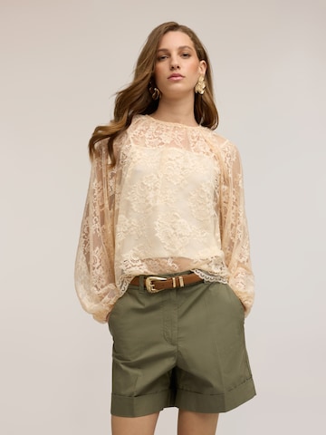 MOTIVI Bluse‌‌‌‌‌‌‌‌‌ in Beige