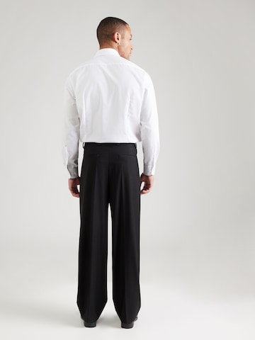 HUGOregular Hlače na crtu 'Fedix251' - crna boja