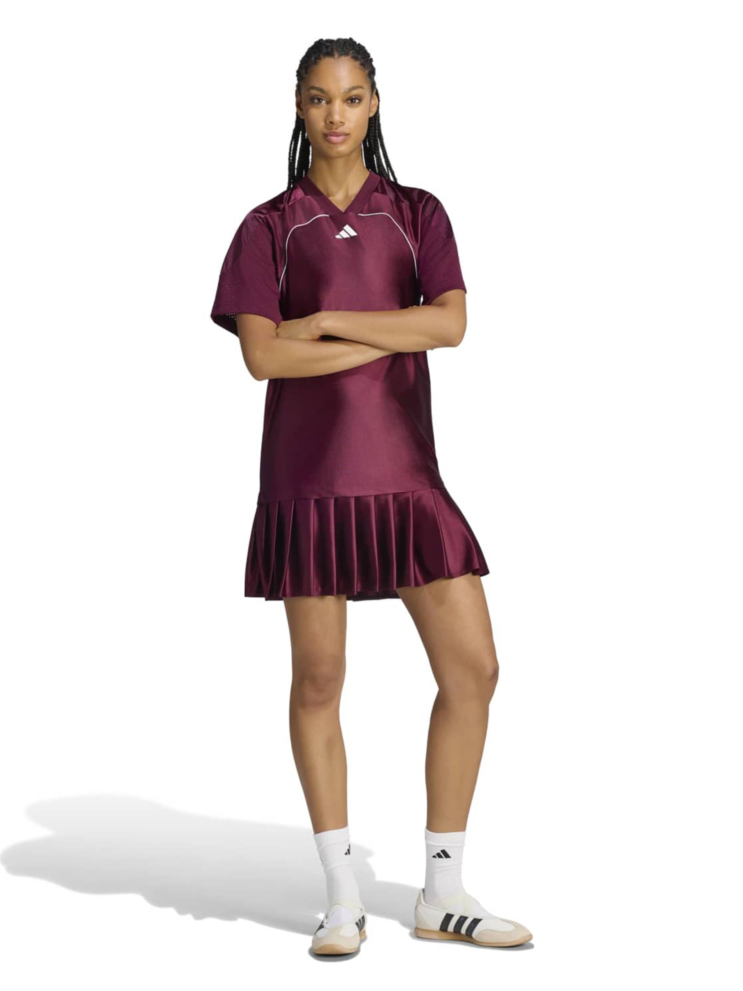 ADIDAS SPORTSWEAR - Vestido deportivo 'Stadium' en rojo: frente