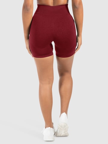 Smilodox Skinny Leggings in Red