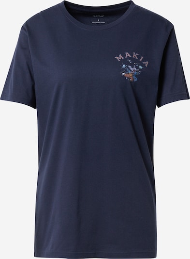 MAKIA Shirt 'Skipper' in de kleur Marine / Lichtblauw / Grijs / Roestrood / Zwart, Productweergave