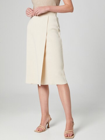 Guido Maria Kretschmer Women Skirt 'Elisabeth' in Beige: front