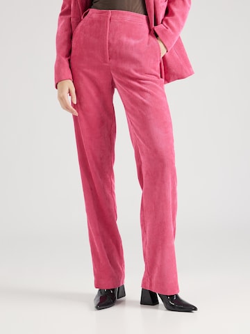 PATRIZIA PEPE Wide leg Broek in Roze: voorkant