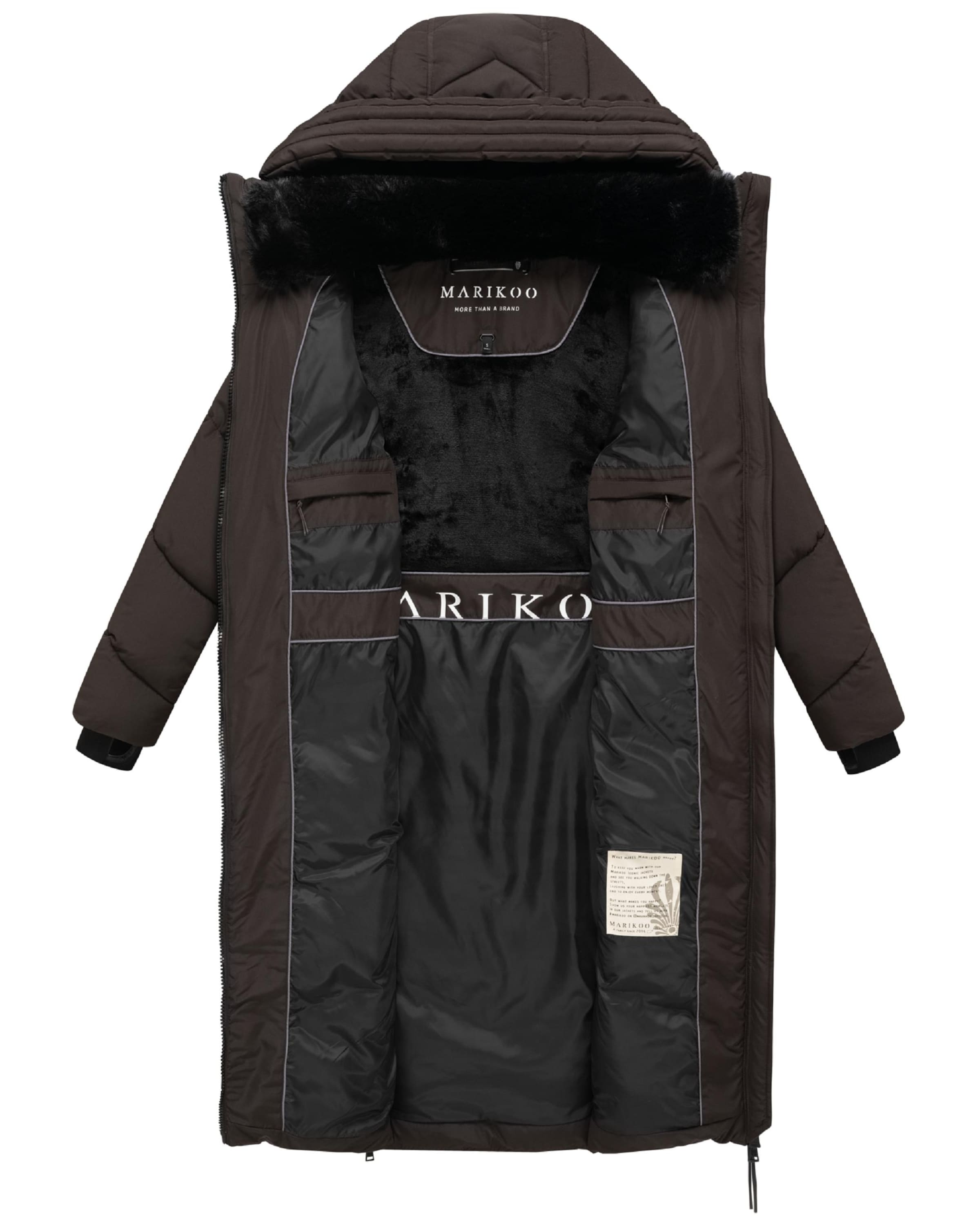 Manteau d’hiver ' Nadaree XVI ' MARIKOO en marron