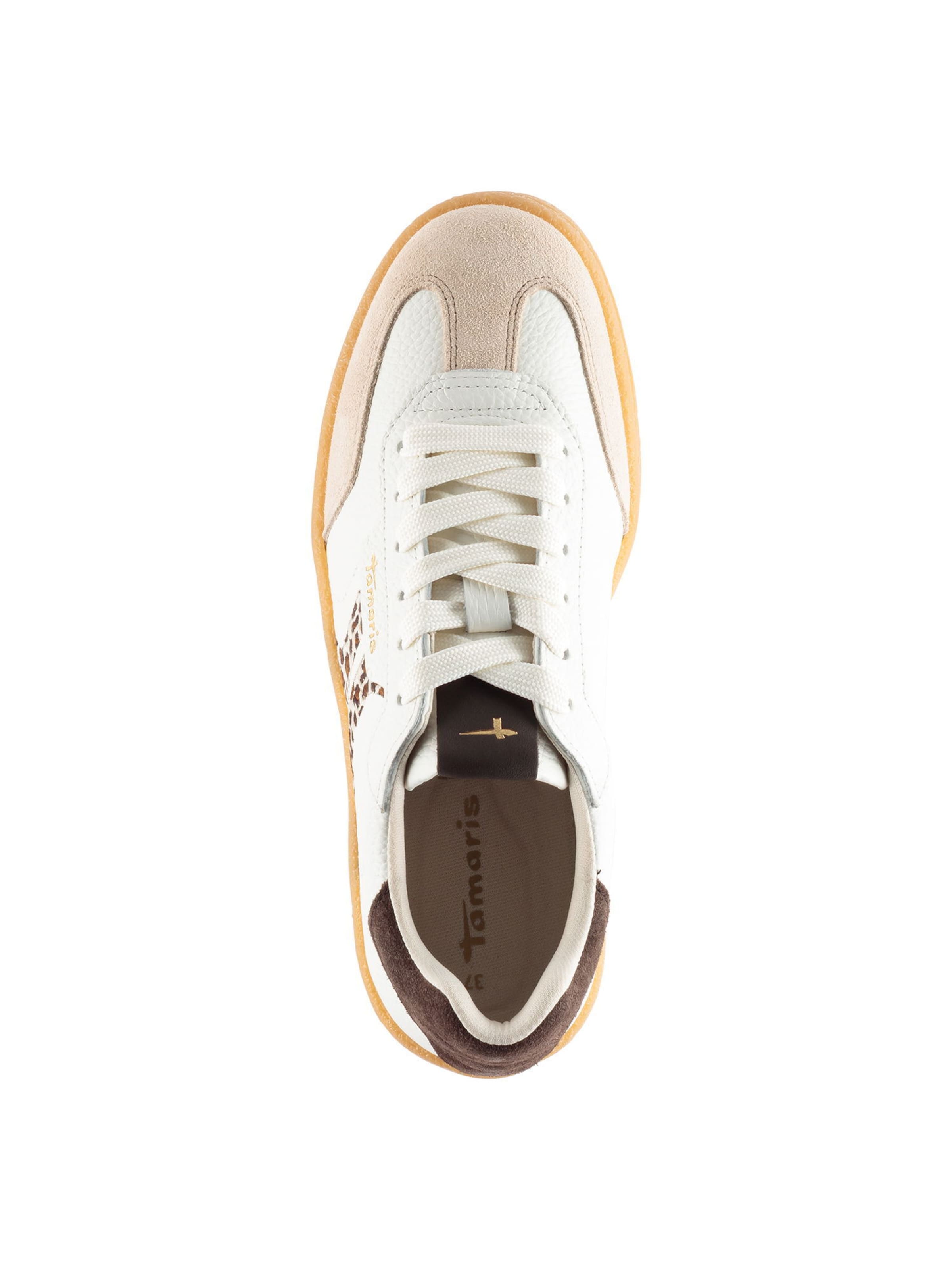 Tamaris Platform trainers in Beige