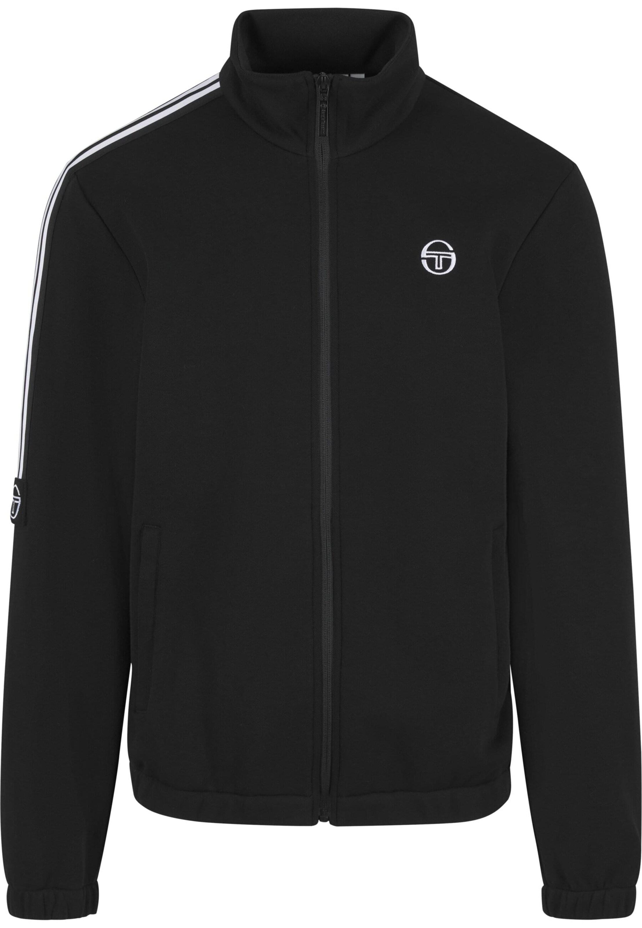 Sergio Tacchini Trainingsanzug in Schwarz: Vorderseite