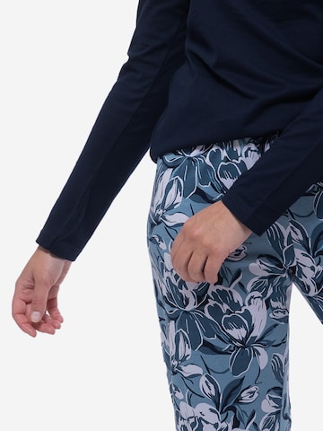 Ammann Pyjama 'Night & Home'‌‌‌‌ in Blau