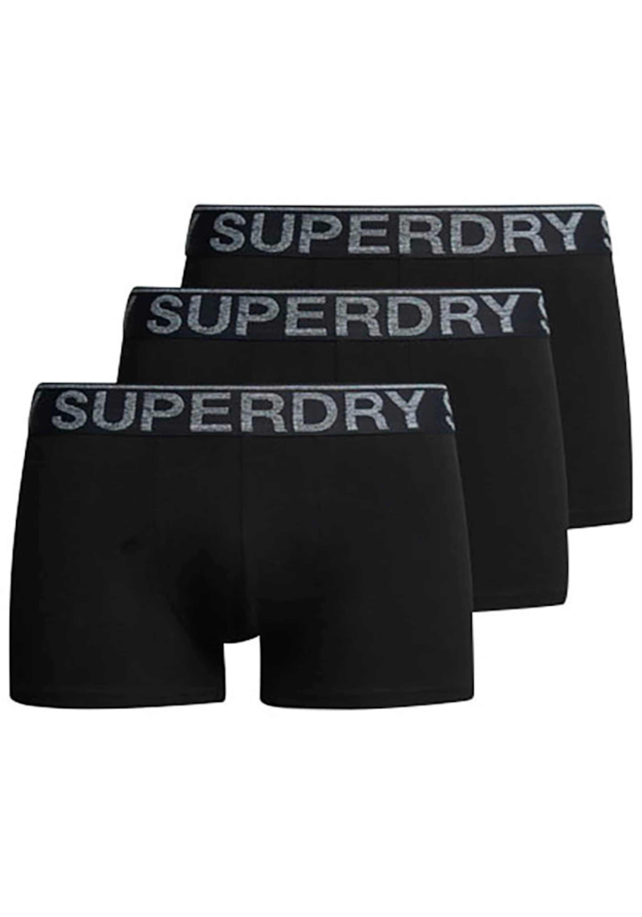 Superdry & Co Boxer shorts in Black: front