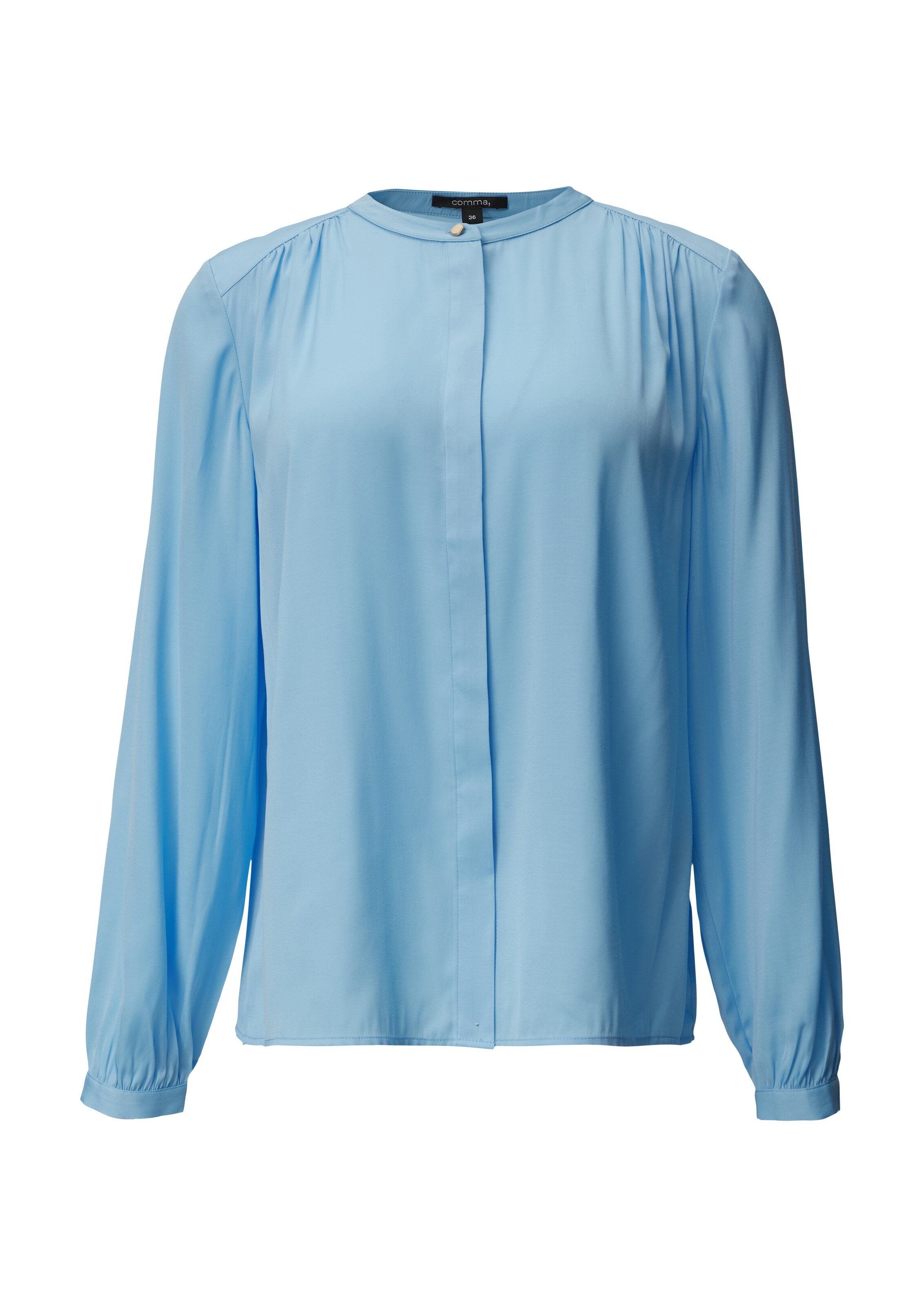 COMMA Bluse in Blau: Vorderseite