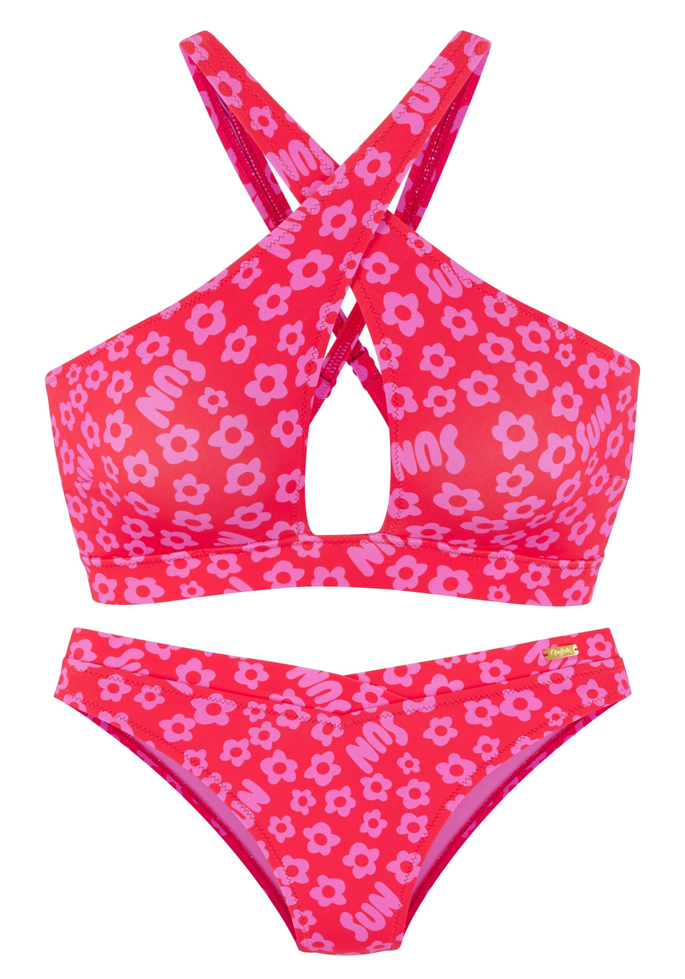 BUFFALO Bikiinid, värv roosa: eest vaates