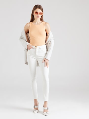 PINKO Skinny Broek in Wit