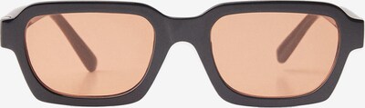 Bershka Sonnenbrille in orange / schwarz, Produktansicht