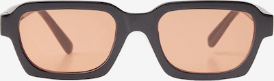 Bershka Lunettes de soleil en orange / noir, Vue avec produit