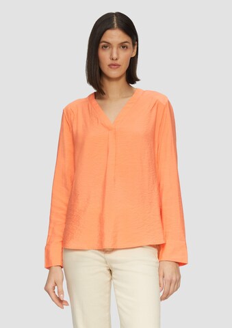 s.Oliver Blouse in Oranje: voorkant