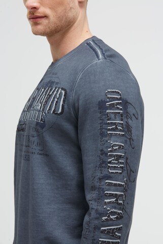 CAMP DAVID Sweatshirt in Blue: front