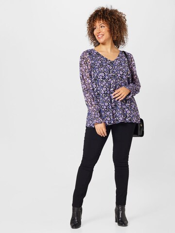 Zizzi - Blusa 'OLIVIA' em azul